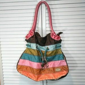 D & L Vogue Leather Handbag Hobo Bag Purse